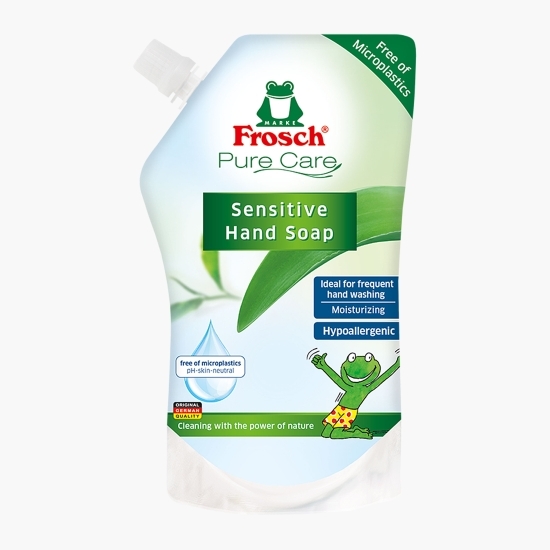 Săpun eco hipoalergenic Sensitive pentru copii, refill 0.5l