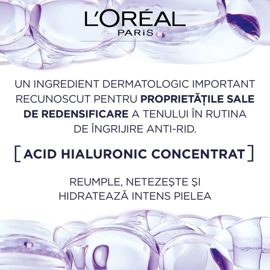 Mască șervețel hidratantă pentru volumul tenului cu efect antirid, Hyaluron Specialist,30g