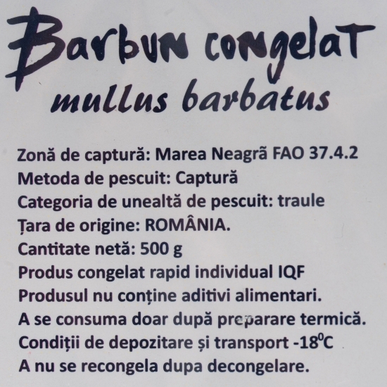 Barbun Marea Neagră, congelat 500g