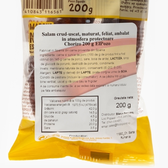 Salam chorizo dulce 200g
