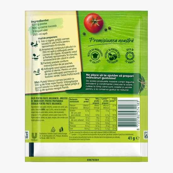 Fix bază pentru paste bolognese 41g