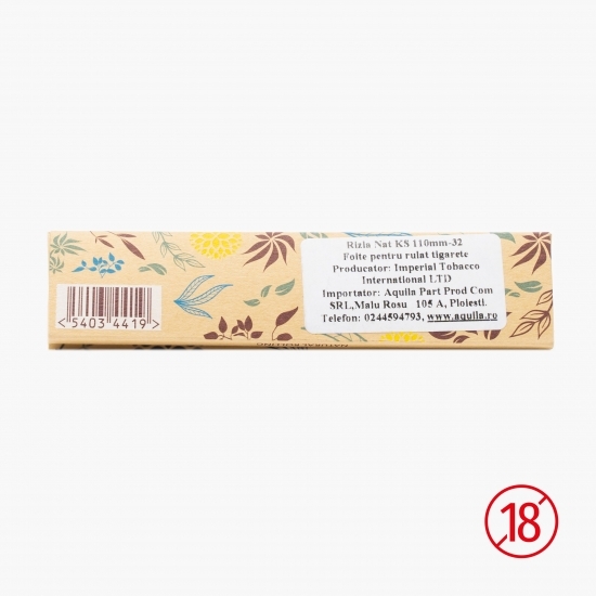 Foițe pentru rulat Natura King Size 32 buc