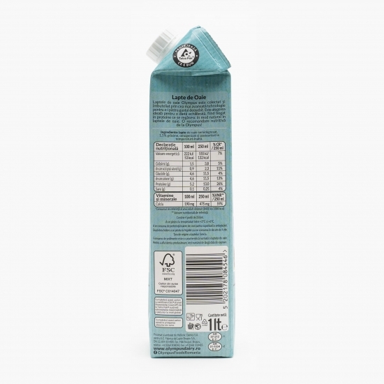 Lapte de oaie 1.5% grăsime 1l