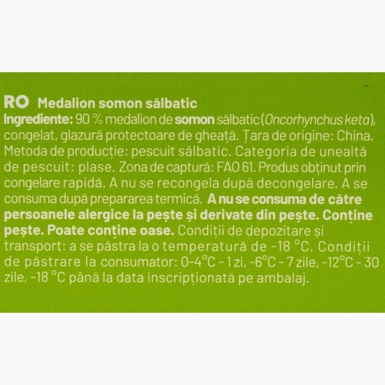 Medalion de somon sălbatic 400g