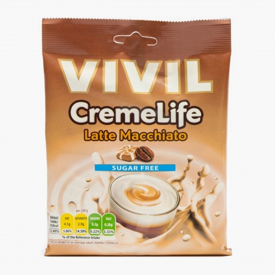Bomboane Creme Life latte macchiato fără zahăr 60g