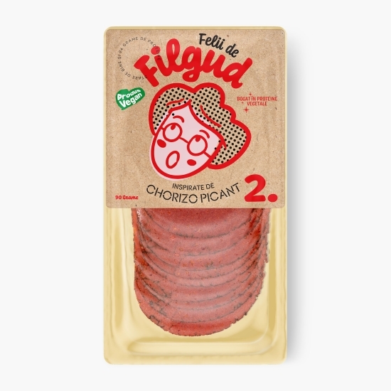 Chorizo vegetal picant 90g