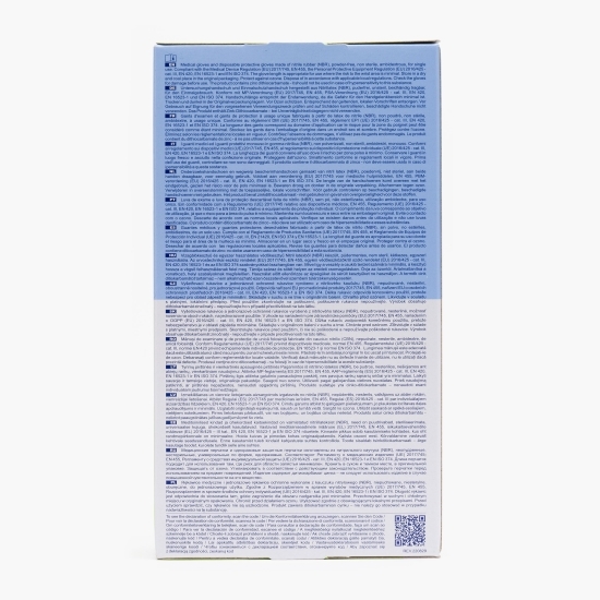 Mănuși nesterile nepudrate, violet, M, 100 buc