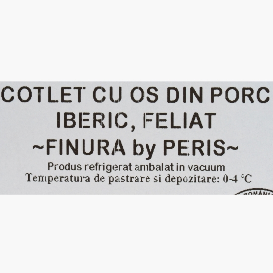 Cotlet cu os feliat din porc Iberic 250g