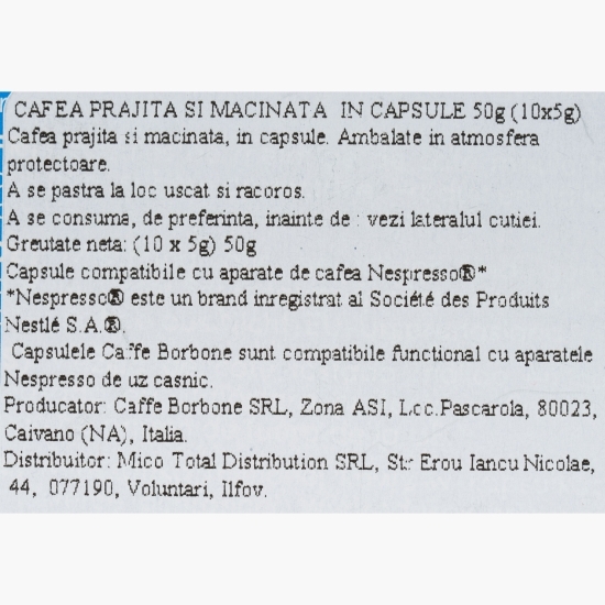 Crema Classica, Mia Napoli, Nespresso, 10 băuturi, capsule cafea