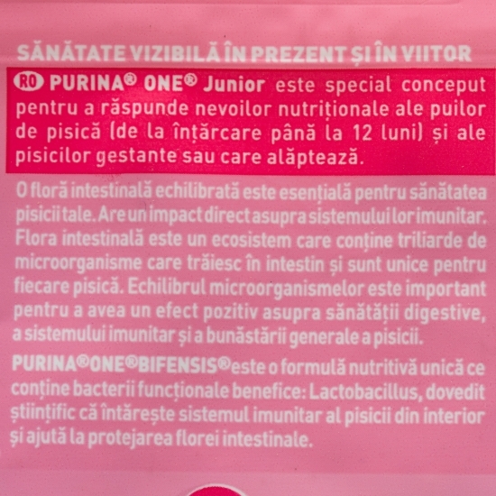 Hrană uscată pentru puii de pisică One Junior, 750g, cu pui și cereale integrale