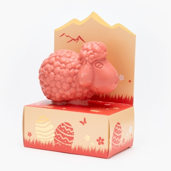 Oiță ciocolată albă și căpșuni 85g