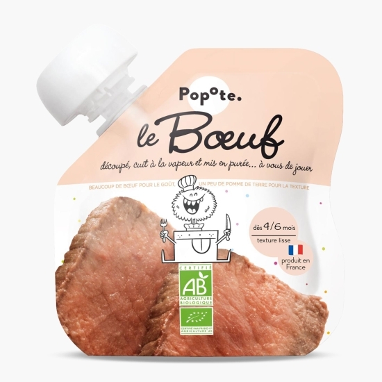 Piure eco cu 51% carne de vită, +4/6 luni, 60g