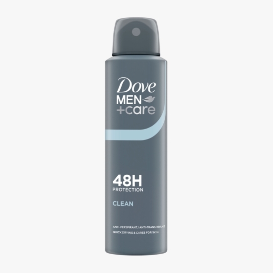 Antiperspirant spray pentru bărbați Men+Care Clean, 150ml