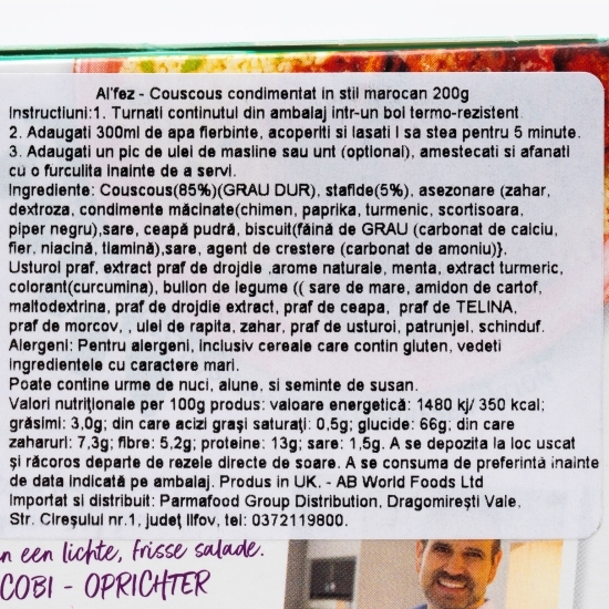 Cușcuș în stil marocan 200g