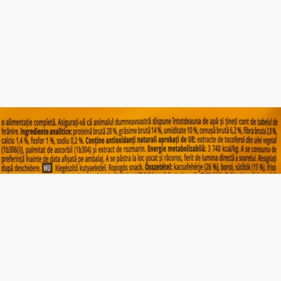 Recompense crocante pentru câini, fără cereale, cu rață, 150g