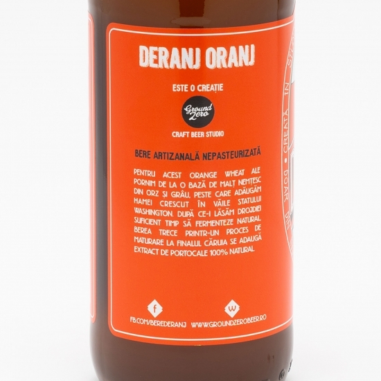 Bere blondă Orange Wheat Ale sticlă 0.5l 