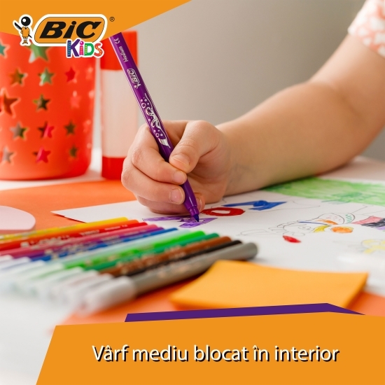 Markere colorate ultralavabile Kids 24 buc