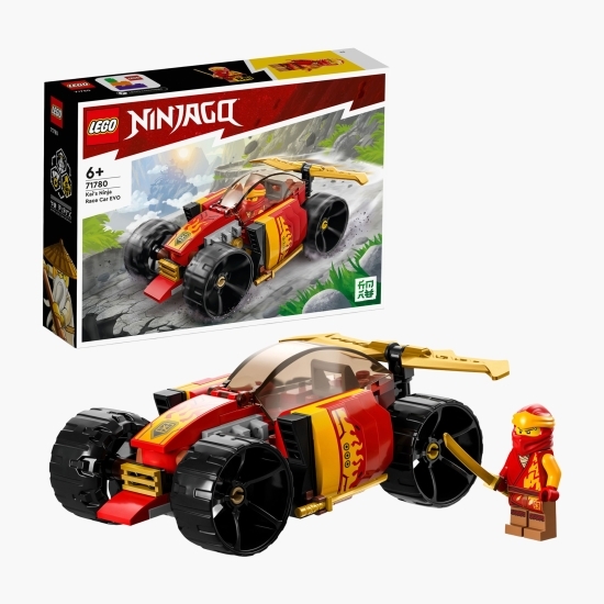Mașina de curse EVO Ninja a lui Kai, 71780 Ninjago, 94 piese, +6 ani