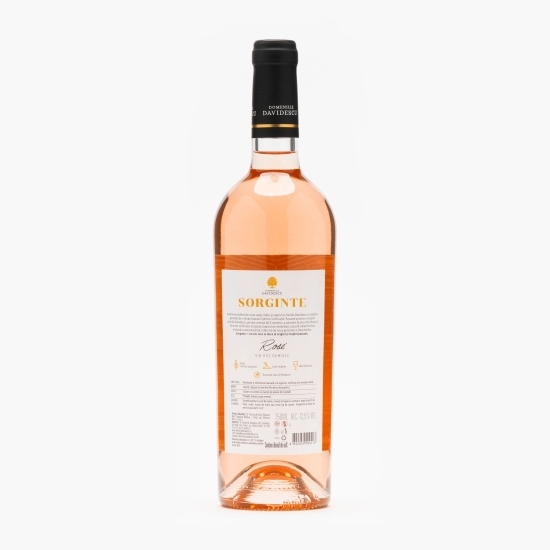 Vin rose demisec Sorginte, 12%, 0.75l