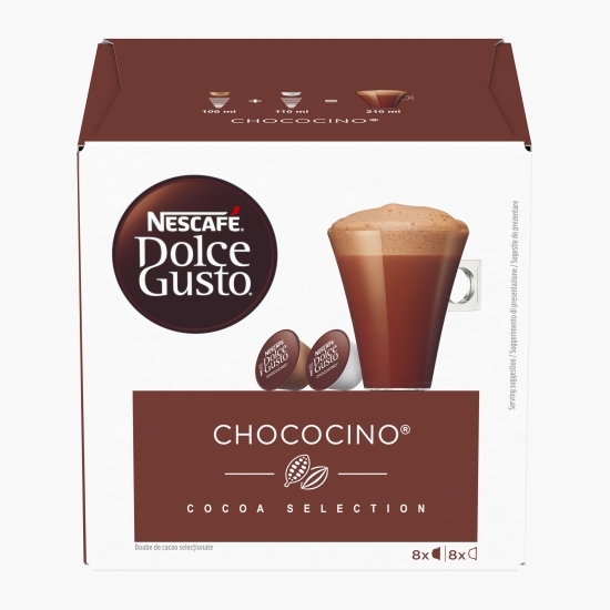 Chococino 8 băuturi 256g, capsule cafea 
