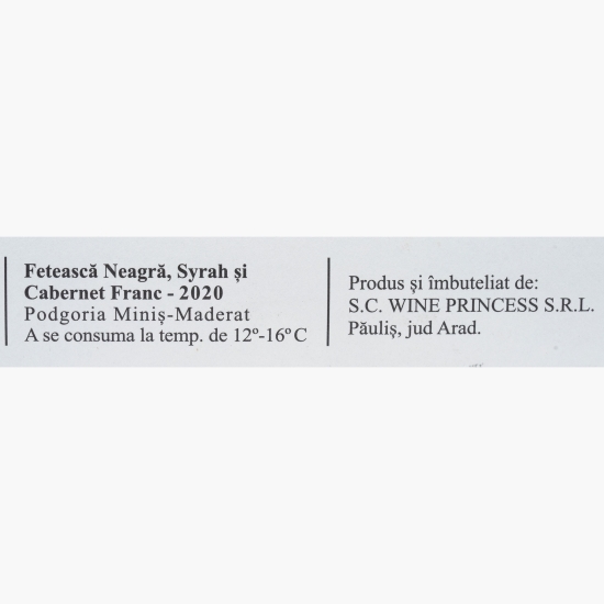 Vin roșu sec Cupaj, 14.8% alc. 750ml