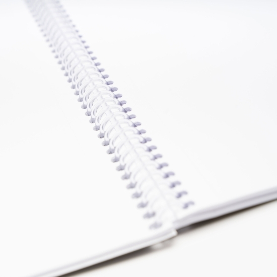 Caiet velină (fără liniatură) Trend, A4, copertă PP, cu spiră, 80 file, diverse culori