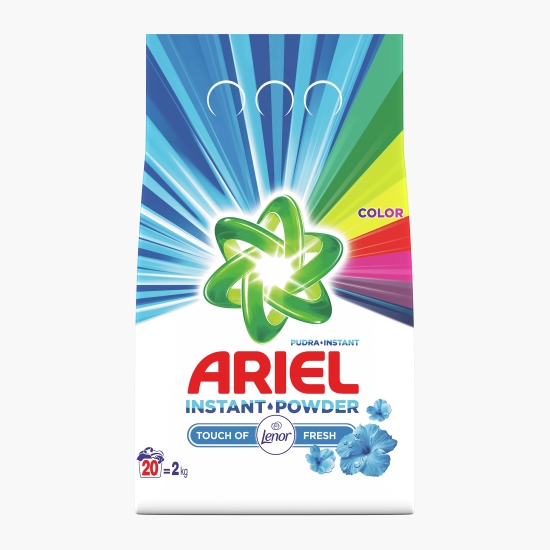 Detergent de rufe pudră Touch of Lenor Color 20 spălări, 2kg