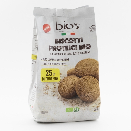 Biscuiți eco proteici cu gust de citrice 200g