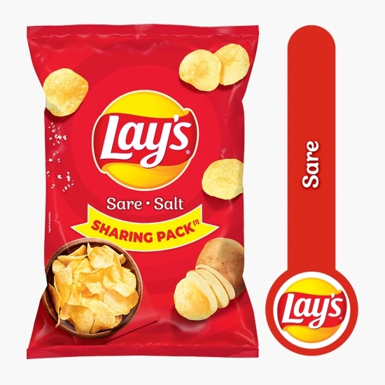 Chipsuri din cartofi cu sare 170g