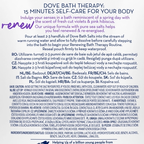 Sare de baie Renew 400g