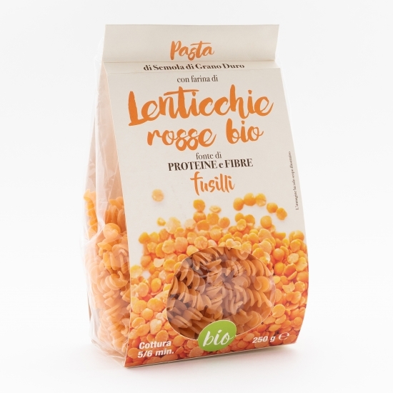 Paste fusilli eco din grâu dur și linte 250g