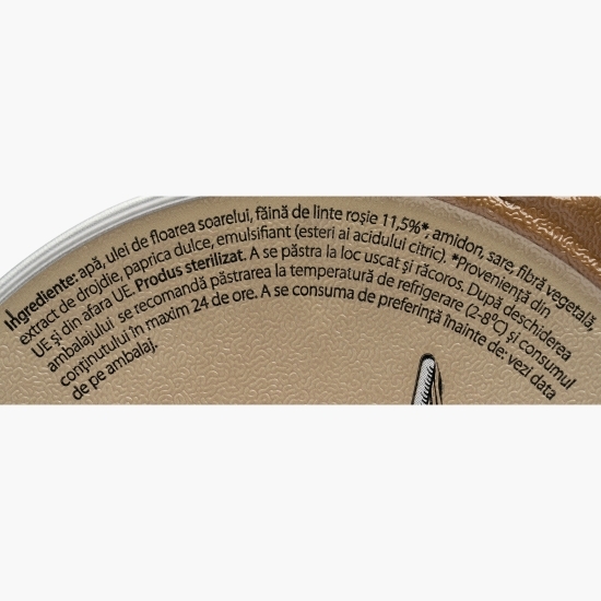 Pastă vegetală tartinabilă din linte roșie 100g