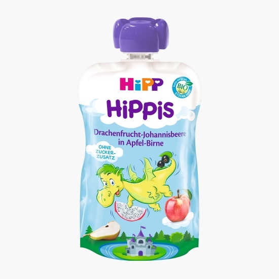 Piure de fructe ecologic Fructul dragonului, +1 an, 100g