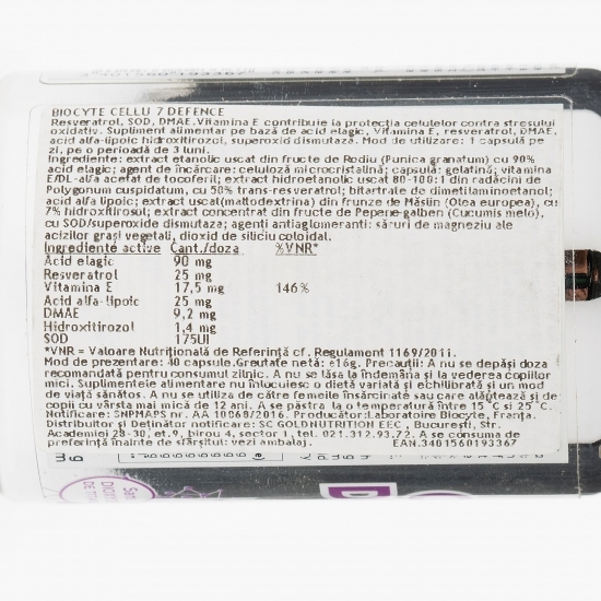 Cellu 7 Defense 40 capsule