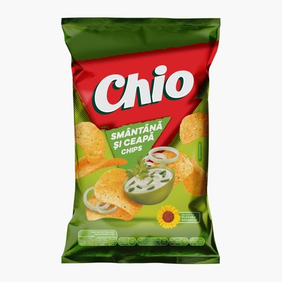 Chipsuri cu gust de smântână și ceapă 100g