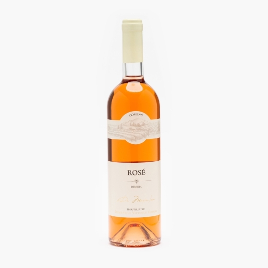 Vin rose demisec, 11.5%, 0.75l 