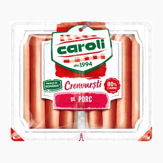 Crenvurști de porc extra 280g