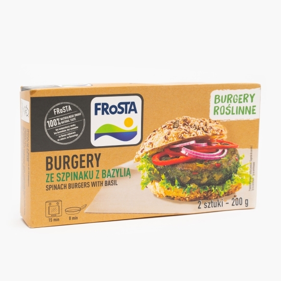 Burgeri vegetali cu spanac&busuioc 200g, 2 buc