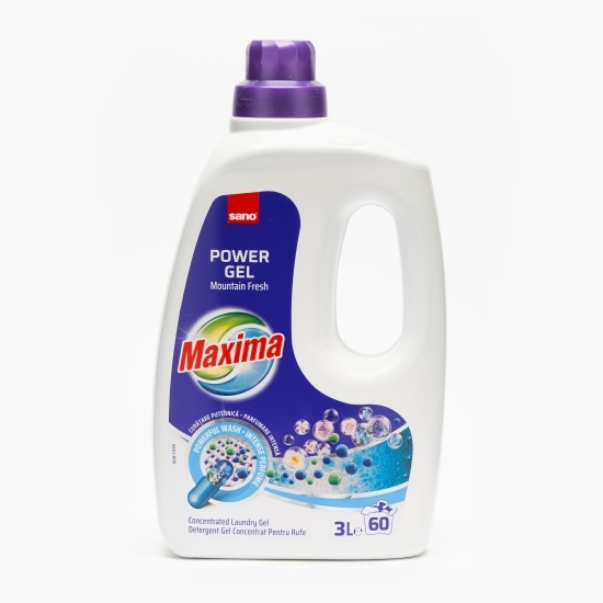 Detergent de rufe lichid gel concentrat Mountain Fresh 60 spălări, 3l