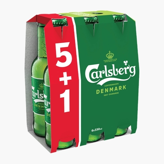 Bere blondă sticlă 6x0.33l (5+1)