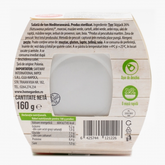 Salată de ton meditaraneană 160g