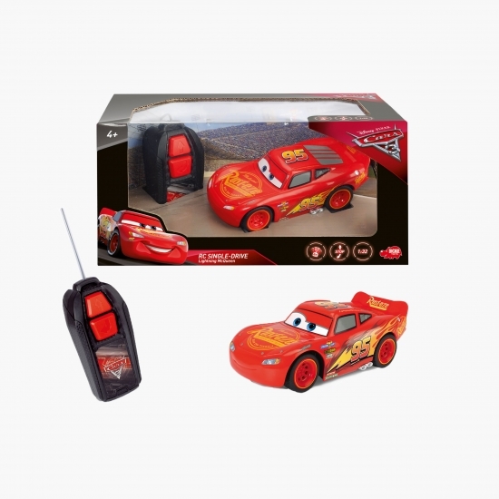 Mașinuță Disney Cars 3, Fulger McQueen, RC Single Drive 3+ ani