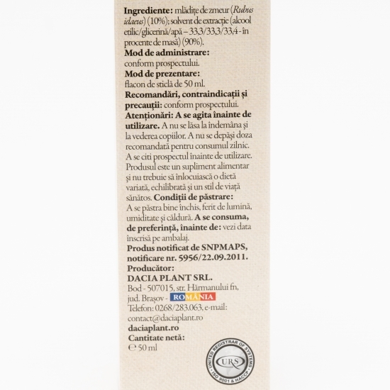 Zmeur mlădițe gemoderivat 50ml