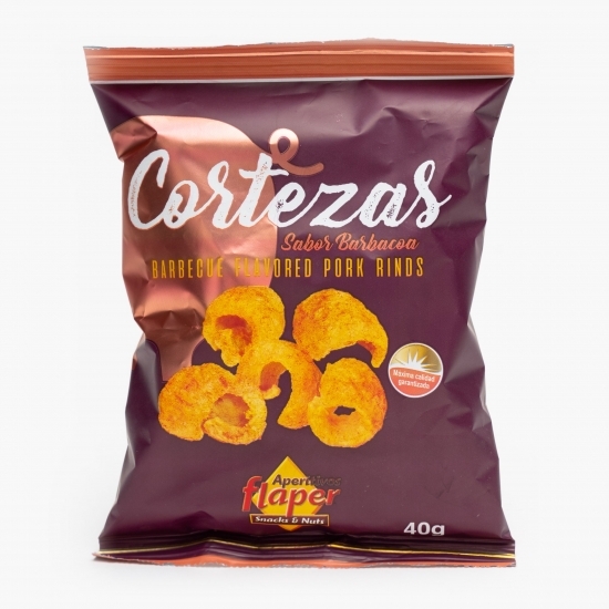 Snacks din șorici de porc cu aromă barbecue 40g 