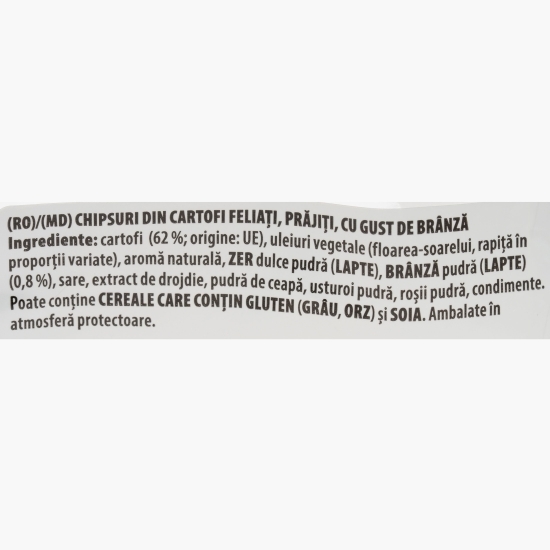 Chipsuri din cartofi cu gust de sos de brânză 125g