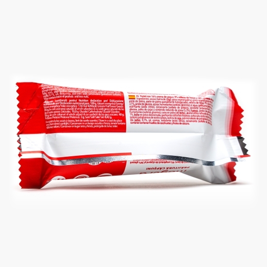 Prăjitură cu cremă de căpșuni și glazură de cacao 35g