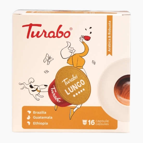 Lungo tip Dolce Gusto, 16 băuturi, capsule cafea