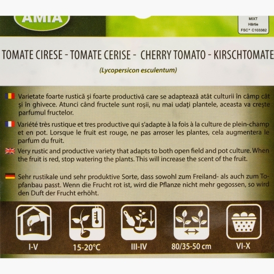 Semințe tomate cireșe 0.7g