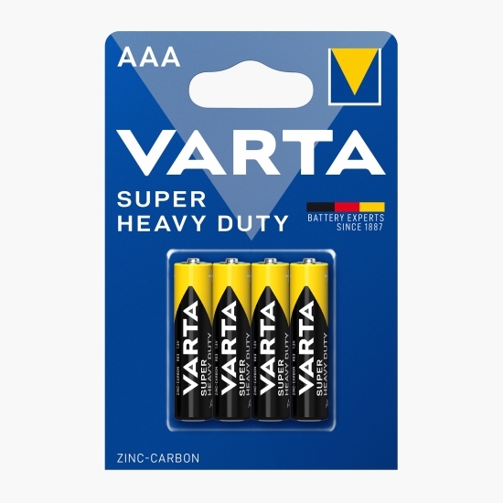 Baterii zinc carbon AAA R3, 4 buc