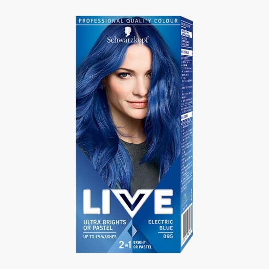 Vopsea de păr semi-permanentă Ultra Brights 095 Electric blue 80ml